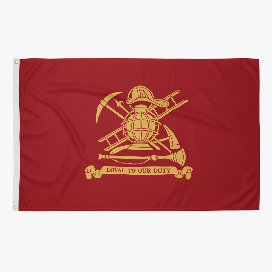 Fire Fighter Flag - Nylon